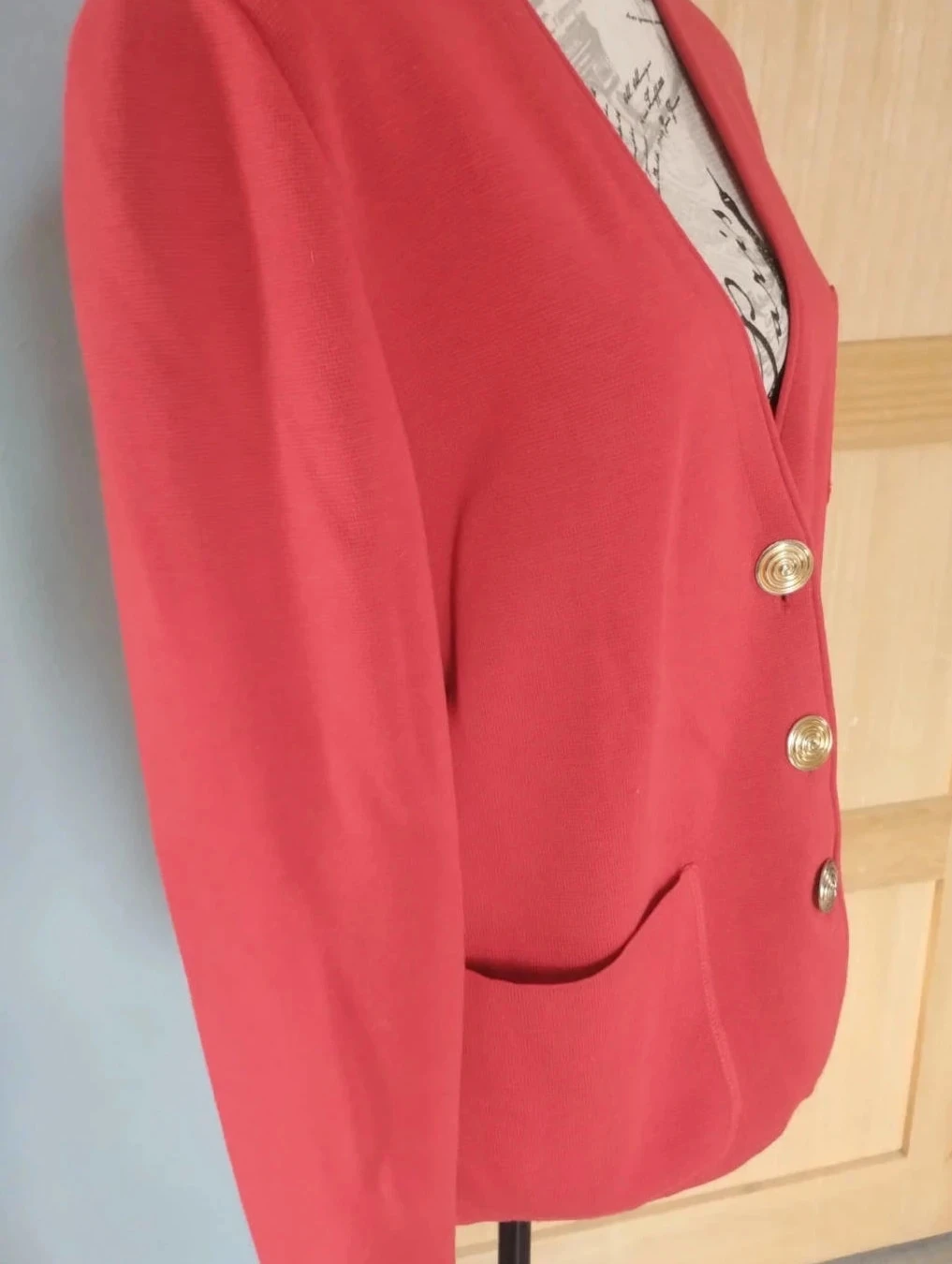Rode damesvest, Devernois T40 – photo 4